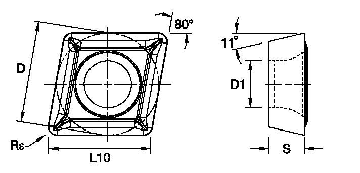 ANSI/ISO Turning Insert CP..