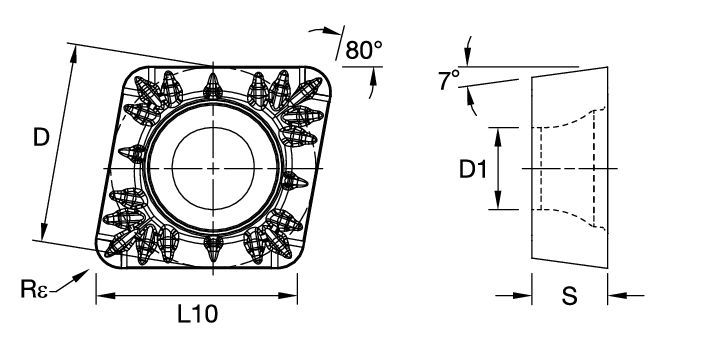 ANSI/ISO Turning Insert CC..