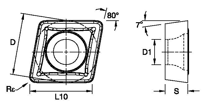 ANSI/ISO Turning Insert CC..