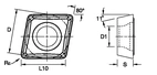 ANSI/ISO Turning Insert CP..