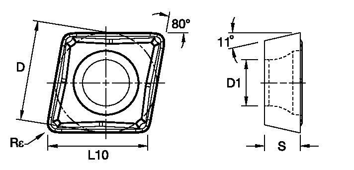 ANSI/ISO Turning Insert CP..