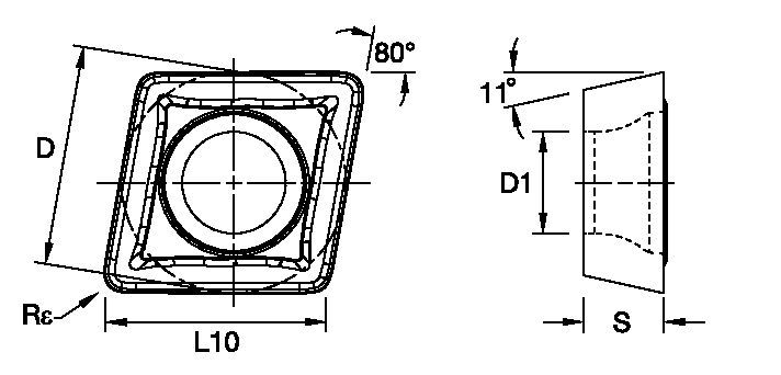 ANSI/ISO Turning Insert CP..