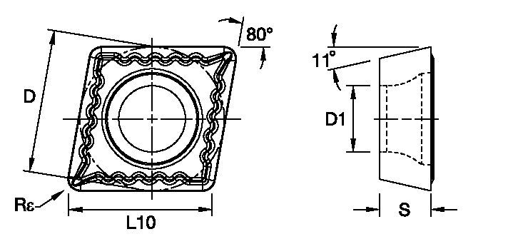 ANSI/ISO Turning Insert CP..