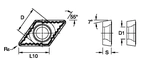 Screw-On • DCMT Insert • Positive • UF
