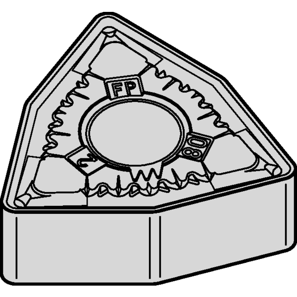 Kenloc™ • WNMG Insert • Negative • FP