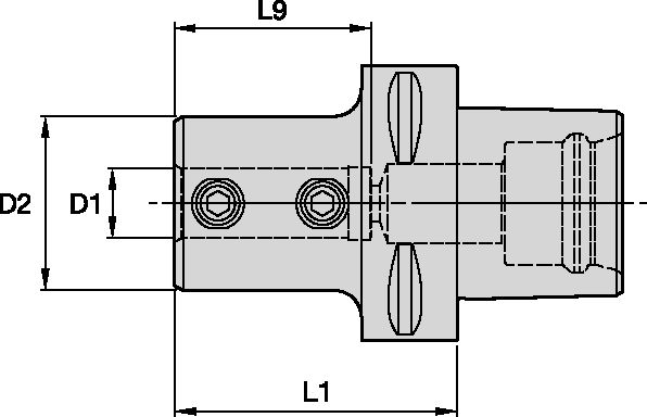 PSC63 BORING BAR ADAPTER Ø16X65MM
