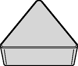 POSITIVE INSERT FLAT TOP