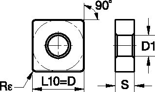 DEGATIVE INSERT GEO MR