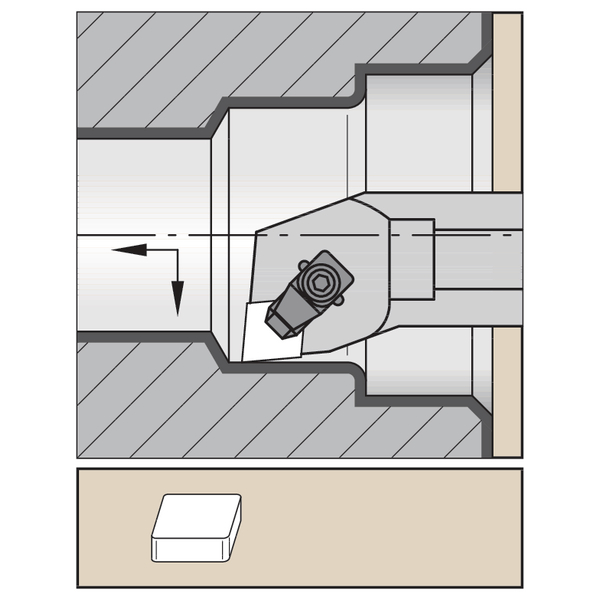 N Clamping Boring Bar D40.0mm