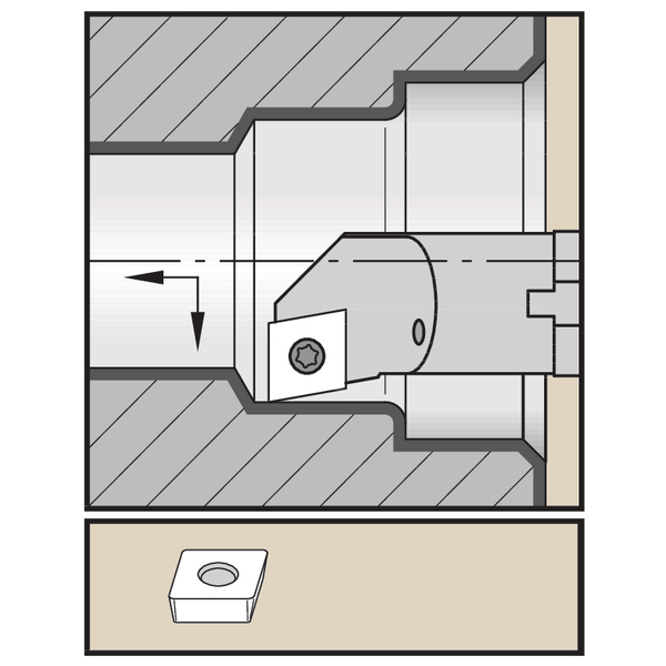 S Clamping Boring Bar D8.0mm