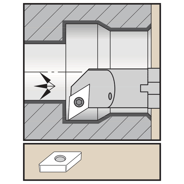 S Clamping Boring Bar D12.0mm