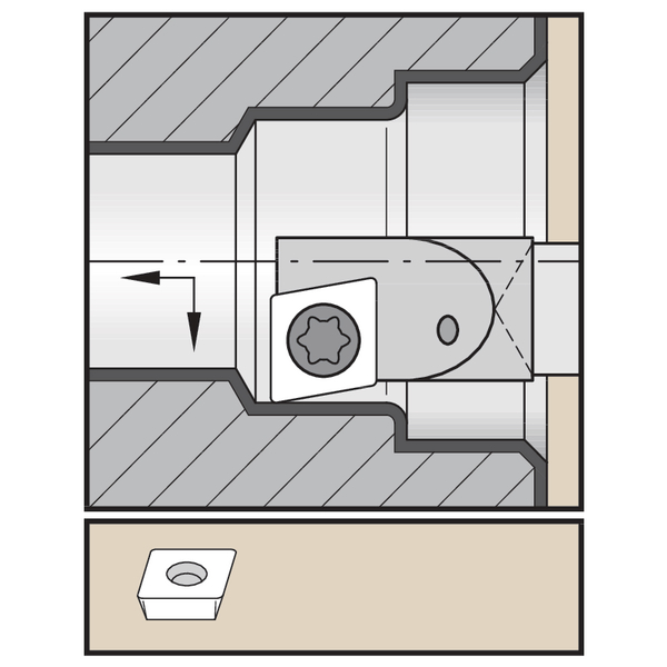 S Clamping Boring Bar D5.0mm