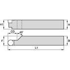 K-Lock Holder W25.0mm L150.0mm