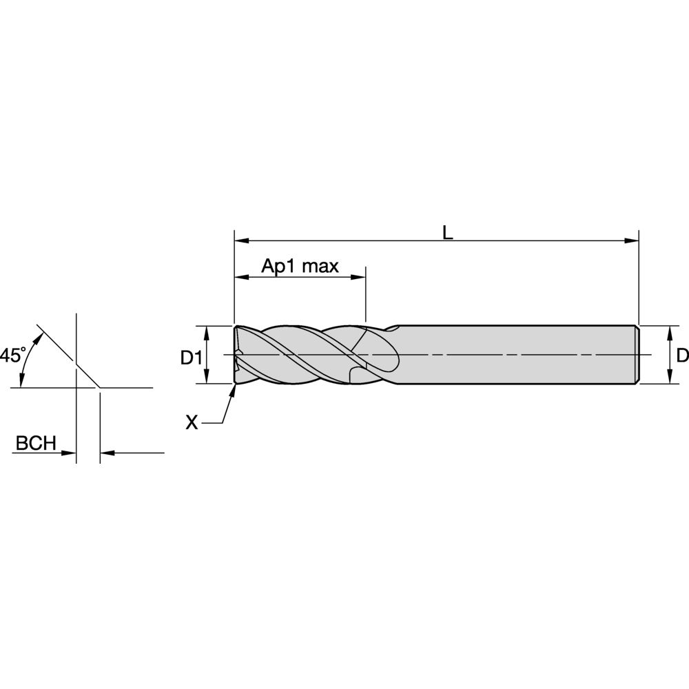 PINNFRÄS 5MM AP:13MM CYL