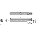 WGC BORING BAR D16,0MM L150,0MM