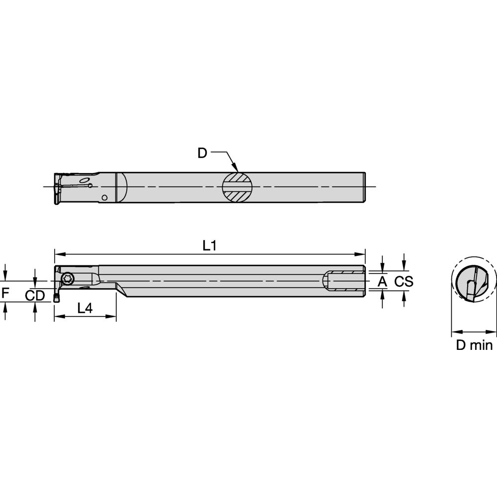 WGC BORING BAR D12,0MM L125,0MM