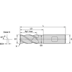 PINNFRÄS 12MM L3:38MM WD