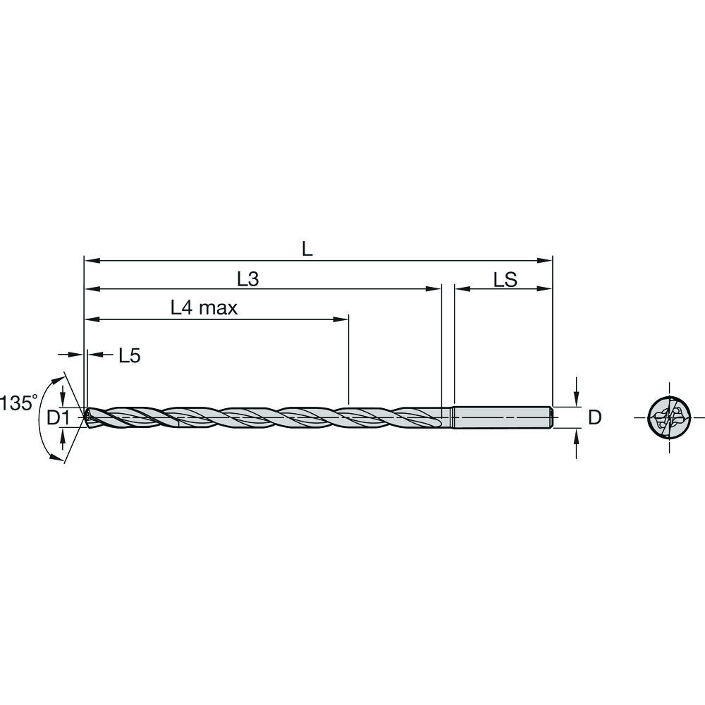 BORR 3.3MM 15xD IK CYL