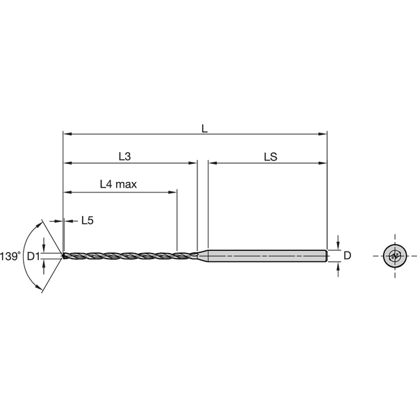 BORR 1.3MM 20xD IK CYL