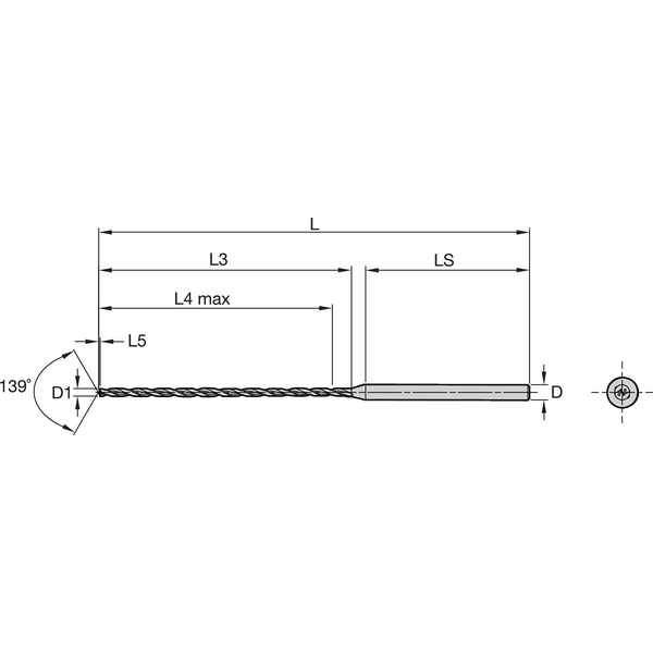 BORR 1.3MM 30xD IK CYL