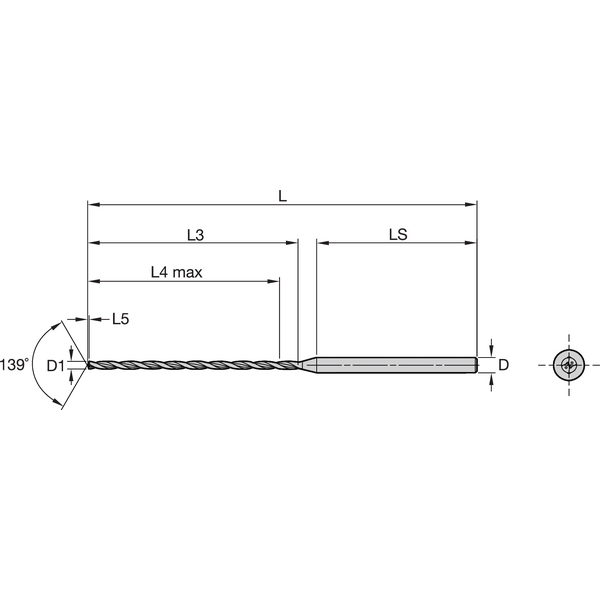 BORR 1.3MM 25xD IK CYL