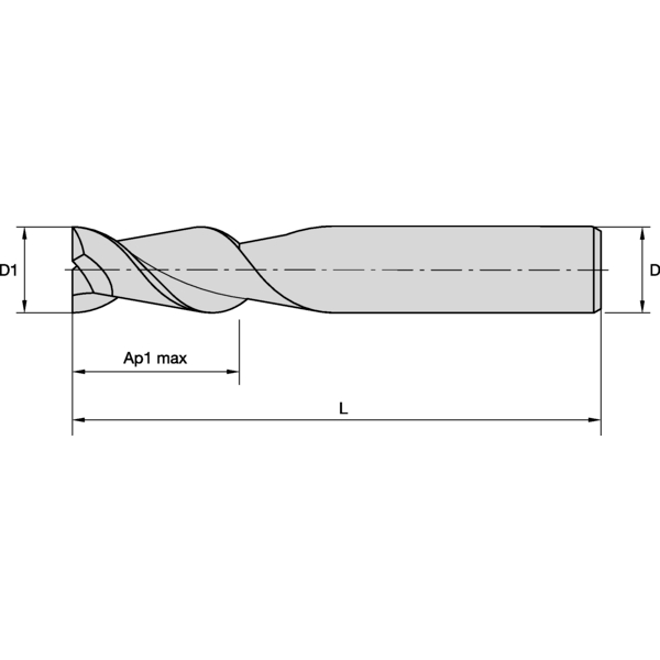 PINNFRÄS 1.5MM AP:6 R0 CYL