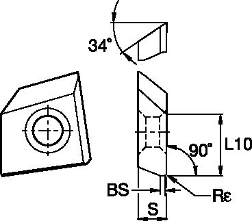 Insert for Roughing Aluminium