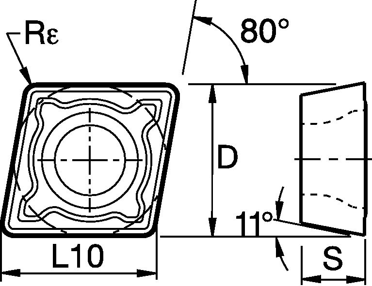 ANSI/ISO Turning Insert CP..