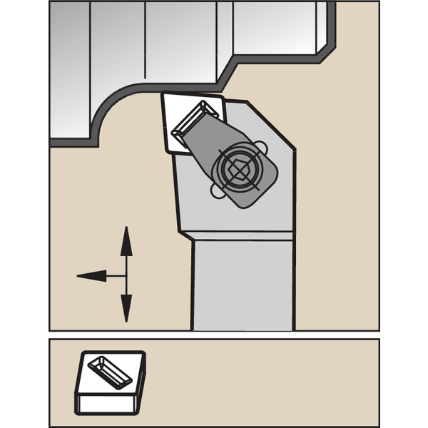 C Clamping Holder W25.0mm
