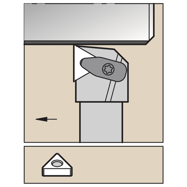 D Clamping Holder W25.0mm L15