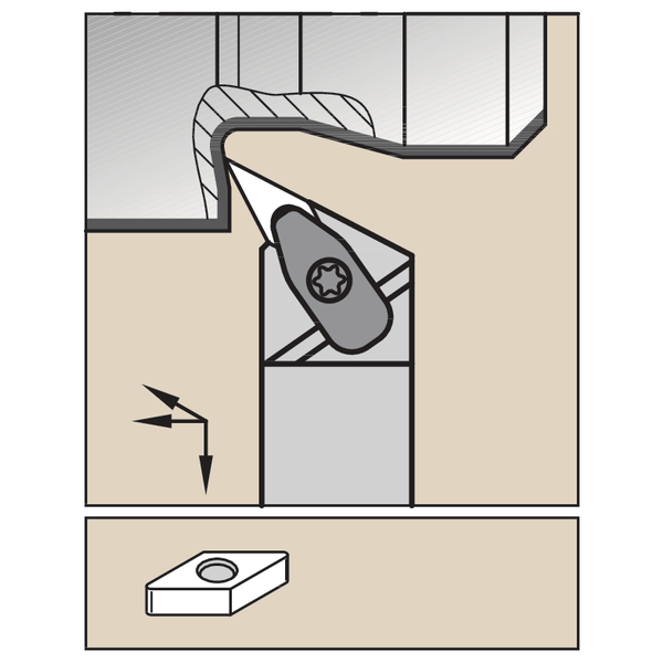D Clamping Holder W20.0mm L12