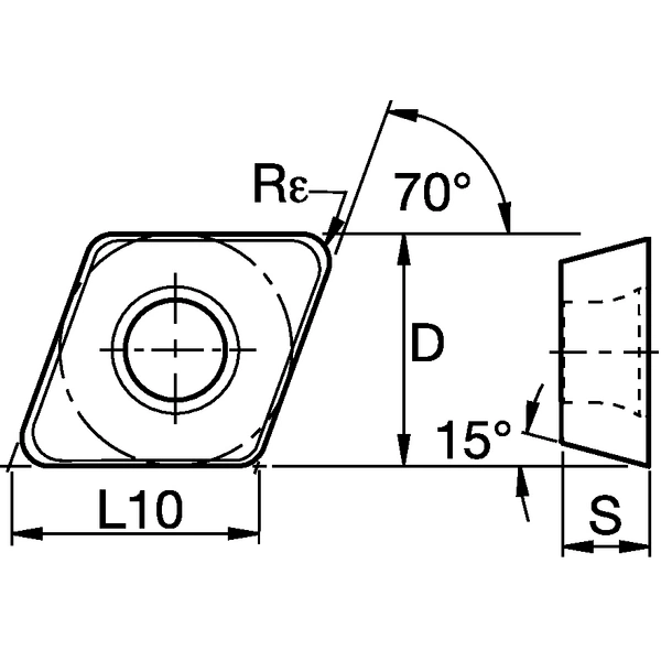 RHOMBIC INSERT