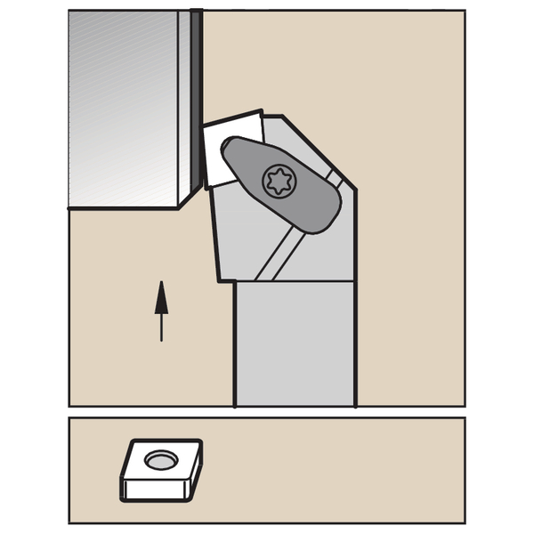 D Clamping Holder W25.0mm L17
