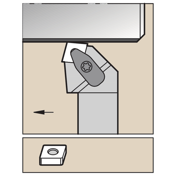 D Clamping Holder W25.0mm L15