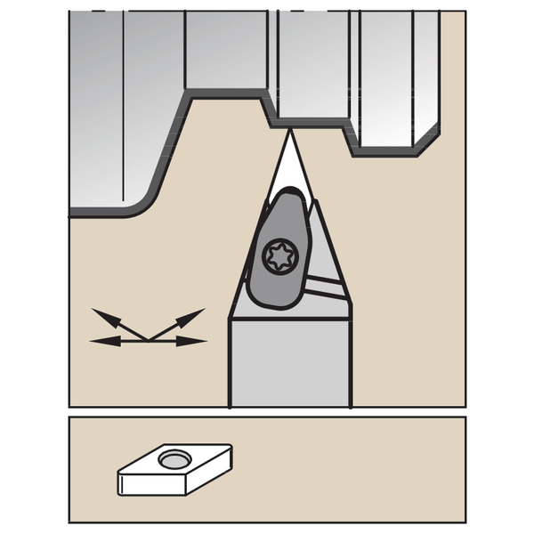 D Clamping Holder W25.0mmL150