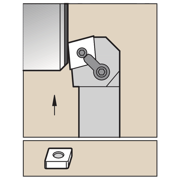 M Clamping Holder W25.0mm L17