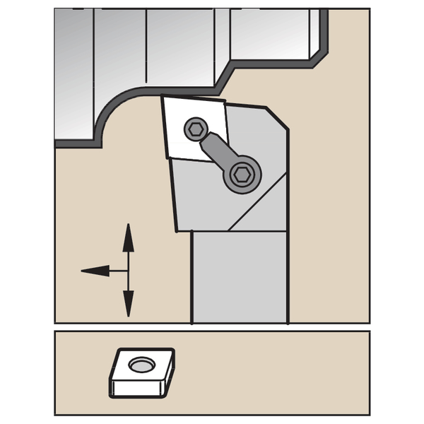 M Clamping Holder W25.0mm L15