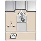 M Clamping Holder W25.0mm L17