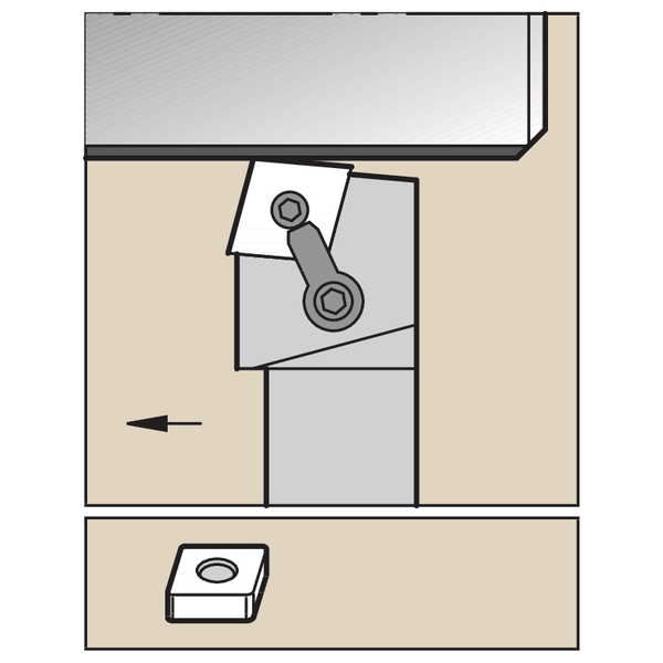 M Clamping Holder W20.0mm L12