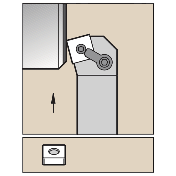 M Clamping Holder W25.0mm L15