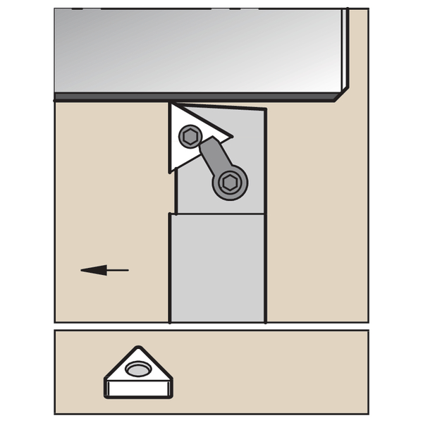 M Clamping Holder W25.0mm L15