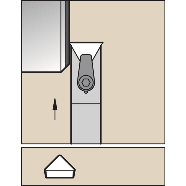 C Clamping Holder W10.0mm L15