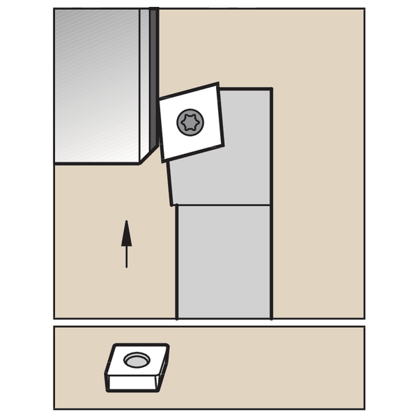 S Clamping Holder W20.0mm L12