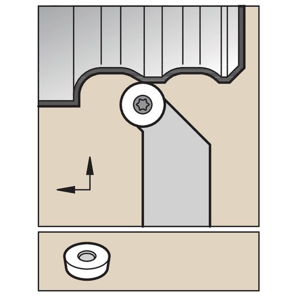 S Clamping Holder W25.0mm L15