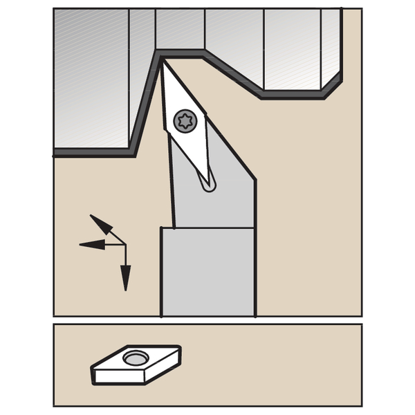 S Clamping Holder W10.0mm L15