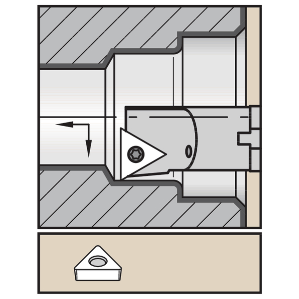 S Clamping Boring Bar D12.0mm