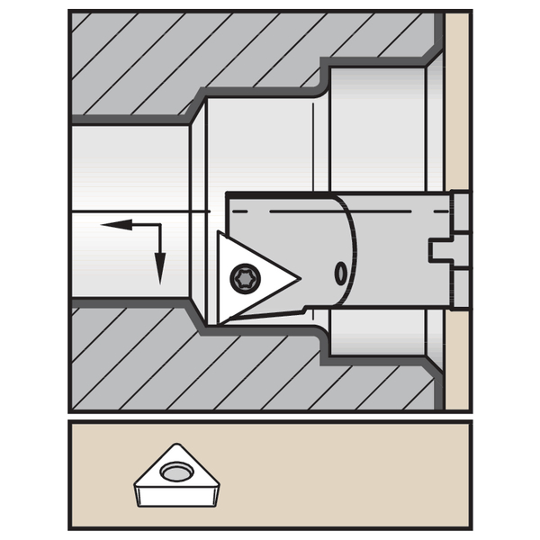 S Clamping Boring Bar D8.0mm