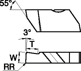 Top Notch Grooving Insert