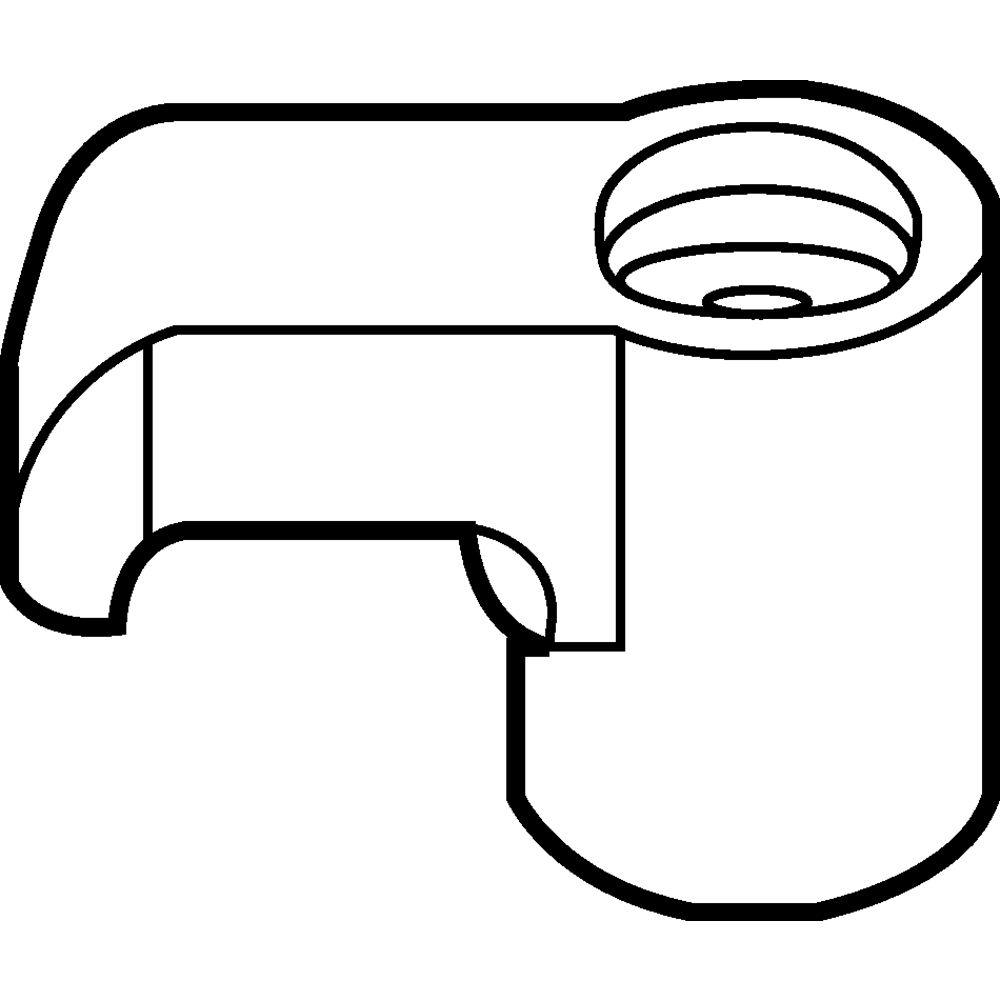 CK 20 STEEL CLAMP THREADED