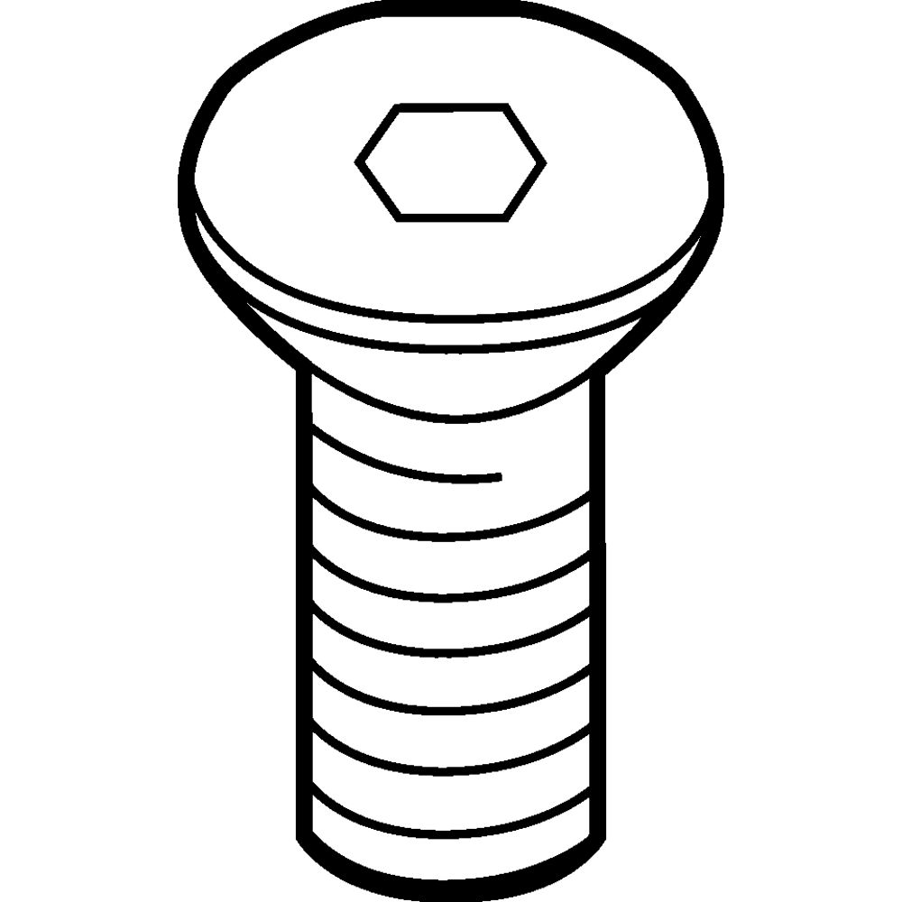 TAPERED HEAD SCREW M1.6